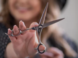 natural hair tool :shears for haircuts or trims
